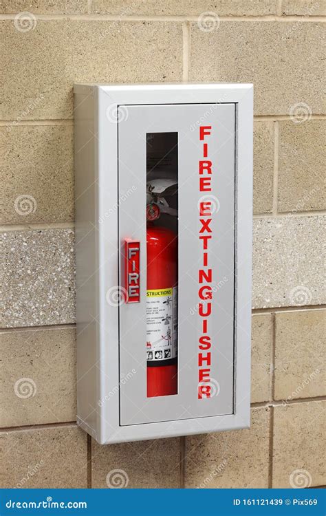 fire extinguisher wall mounted box